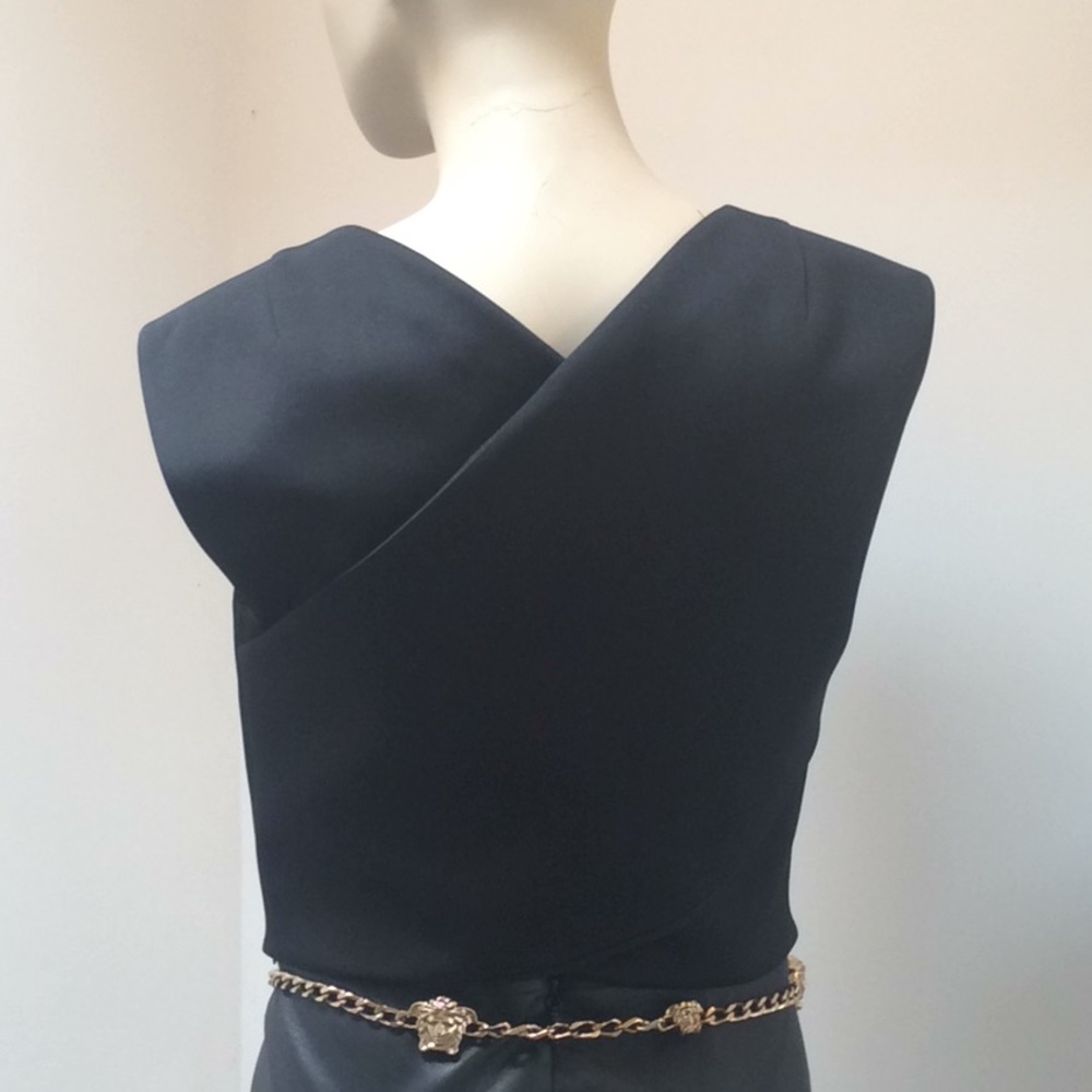 ✨HP💫Rebecca Taylor Black Crop Top 4 - Picture 4 of 7